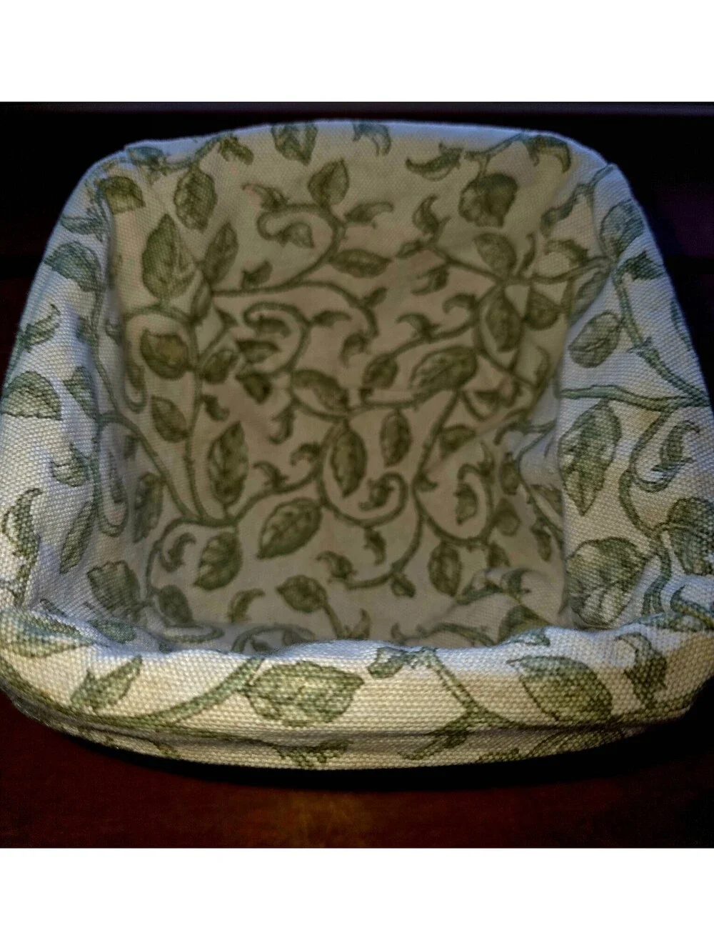 Vintage Longaberger tall tissue basket